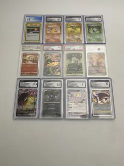 Pokemon Graded Card Lot Vintage Modern Low Grades CGC PSA AGS Garchomp Espeon ➕ - Image 3