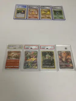Pokemon Graded Card Lot Vintage Modern Low Grades CGC PSA AGS Garchomp Espeon ➕ - Image 5