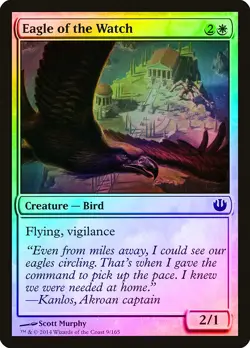Eagle of the Watch FOIL Journey into Nyx NM White Common MAGIC CARD ABUGames - Image 1