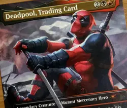 X 1 Deadpool, Trading Card NM-M SLD 1753 MTG Magic The Gathering - Image 1