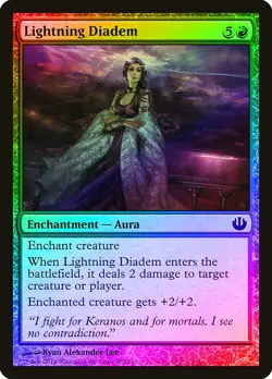 Lightning Diadem FOIL Journey into Nyx NM Red Common MAGIC MTG CARD ABUGames - Image 1