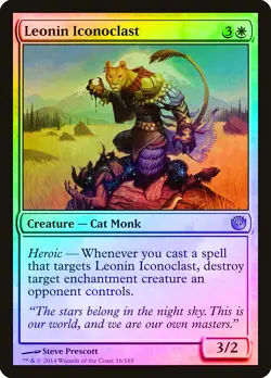 Leonin Iconoclast FOIL Journey into Nyx NM White Uncommon MAGIC CARD ABUGames - Image 1