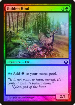 Golden Hind FOIL Journey into Nyx NM Green Common MAGIC MTG CARD ABUGames - Image 1