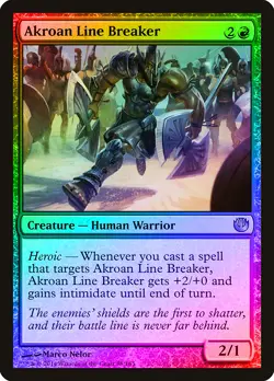 Akroan Line Breaker FOIL Journey into Nyx NM Red Uncommon MAGIC CARD ABUGames - Image 1