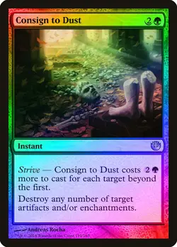 Consign to Dust FOIL Journey into Nyx NM Green Uncommon MAGIC CARD ABUGames - Image 1