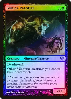 Felhide Petrifier FOIL Journey into Nyx NM Black Uncommon MAGIC CARD ABUGames - Image 1