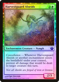 Harvestguard Alseids FOIL Journey into Nyx NM White Common MAGIC CARD ABUGames - Image 1