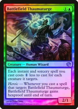 Battlefield Thaumaturge FOIL Journey into Nyx NM Blue Rare MAGIC CARD ABUGames - Image 1
