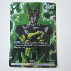 Dragon Ball Super Fusion World Card Game Cell FB02-084 SR* Alt Art DBS TCG NM - Image 1