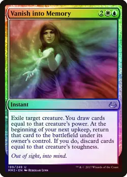 Vanish into Memory FOIL Modern Masters 2017 NM Uncommon CARD ABUGames - Image 1