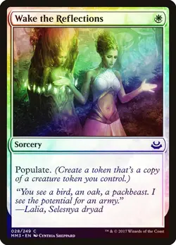 Wake the Reflections FOIL Modern Masters 2017 NM White Common CARD ABUGames - Image 1