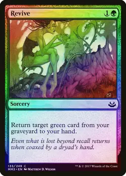 Revive FOIL Modern Masters 2017 NM Green Common MAGIC GATHERING CARD ABUGames - Image 1