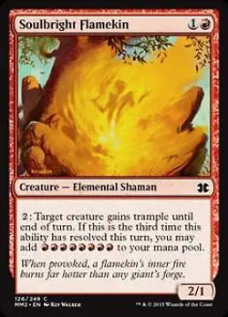 Soulbright Flamekin FOIL Modern Masters 2015 NM Red Common MAGIC CARD ABUGames - Image 1