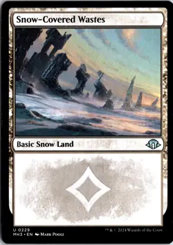 Snow-Covered Wastes (0229) 229 UC Modern Horizons 3 Magic: The Gathering NM/M - Image 1