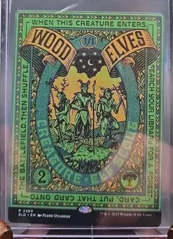 Wood Elves Secret Lair: Prints Charming MTG Regular Near Mint - Image 3