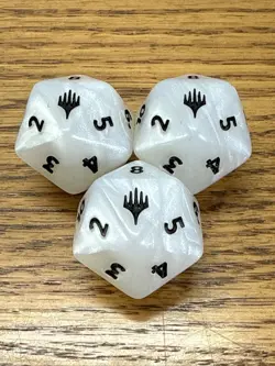 3x Magic The Gathering X Final Fantasy White Bundle Spindown D20 Die Dice - Image 2