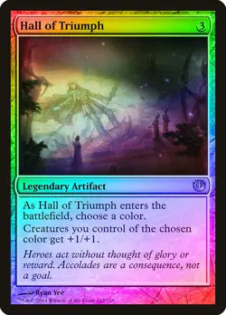 Hall of Triumph FOIL Journey into Nyx NM Rare MAGIC GATHERING CARD ABUGames - Image 1