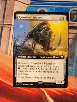 Razorfield Ripper 0042 Extended Rare Modern Horizons 3 Commander Magic MTG - Image 1