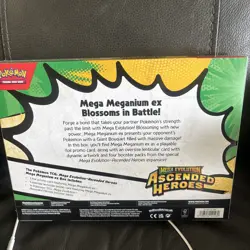Pokemon Ascended Heroes Factory Sealed Mega Meganium Ex Box 4 Booster Packs - Image 2