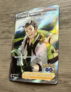 Pokemon TCG Professor's Research GO Full Art Ultra Rare Holo - Image 2