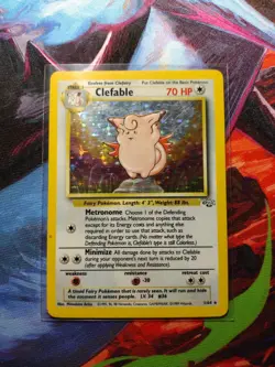 Pokemon TCG Clefable 1/64 Jungle Holo Unlimited Holo Rare - Image 1