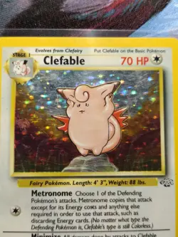 Pokemon TCG Clefable 1/64 Jungle Holo Unlimited Holo Rare - Image 2