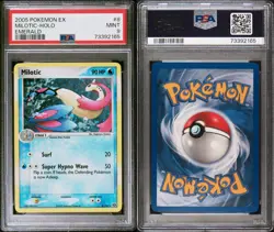 Pokemon Milotic Holo EX Emerald PSA 9 Mint - Image 3