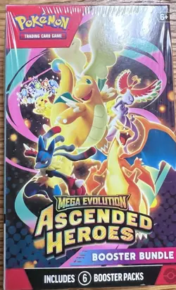 Pokemon Mega Evolution Ascended Heroes Booster Bundle New Factory Sealed - Image 1