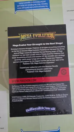 Pokemon Mega Evolution Booster Bundle Box English TCG 2025 Lucario Gardevoir - Image 2