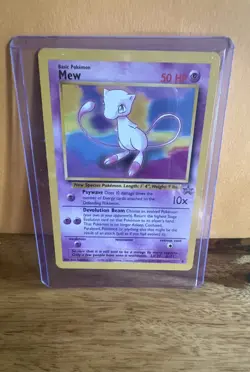 Mew 08/53 WotC Black Star Promo Pokemon Card - Non-Holo - Near Mint - Image 2