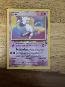 Mew 08/53 WotC Black Star Promo Pokemon Card - Non-Holo - Near Mint - Image 5