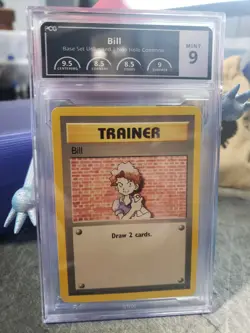 1999 Non Holo Pokemon PCG 9 Bill Base Set Unlimited 91/102 - Image 1