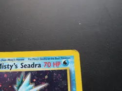 Pokemon Misty's Seadra Gym Heroes 9/132 - Holo DMG - Image 3