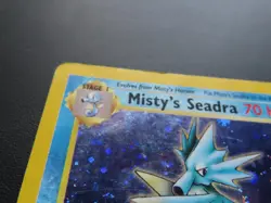 Pokemon Misty's Seadra Gym Heroes 9/132 - Holo DMG - Image 4