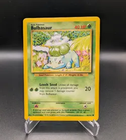 Bulbasaur - 44/102 Base Set - MP - Pokemon TCG - Image 1