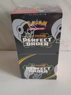 Pokemon Mega Evolution Perfect Order half booster box 18 packs Sealed - Image 3