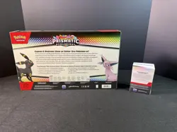 Pokemon Prismatic Evolutions Premium Figure Collection + Booster Bundle SEALED - Image 2