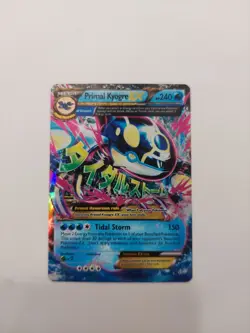 Pokemon TCG Primal Kyogre EX Ultra Rare Full Art Holo 55/160 Primal Clash: MP - Image 1