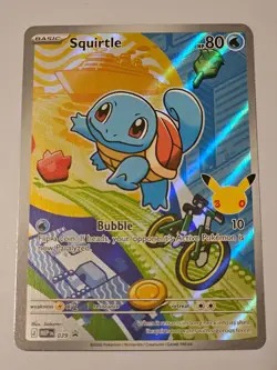 Pokemon Squirtle MEP 039 First Partner Illustration Rare Promo Pack FRESH - Image 1