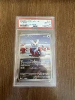Pokemon 2025 Mega Evolution Illustration Rare Delibird Psa 10 - Image 1