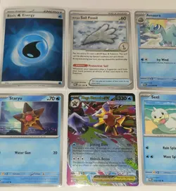 Pokemon Perfect Order Lot Mega Starmie EX 021/088, Holo Dewgong, Staryu, Aurorus - Image 2