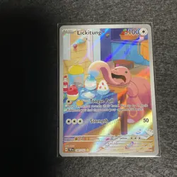 Pokemon TCG Lickitung 180/162 SV05 Temporal Forces Illus Rare Holo - Image 1