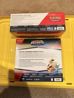 Pokemon Sam Club Prismatic Evolutions Surprise Box+Booster Bundle &PosterCollect - Image 2