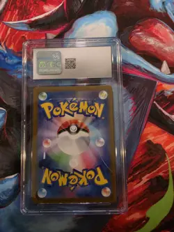 Pokemon CGC 10 Palafin 111/108 Ruler of the Black Flame Art Rare Holo JP 2023 - Image 2