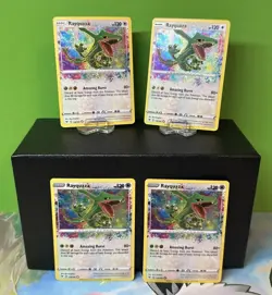 Rayquaza 138/185 Amazing Rare LOT x4 Vivid Voltage Pokemon TCG NM or better - Image 1