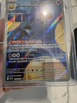 Team Rocket's Orbeetle 198/182 Destined Rivals Illustration Rare Pokemon Card - Image 4