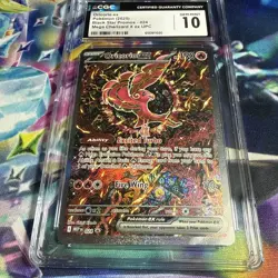 Oricorio ex Pokemon Black Star Promos 024 Mega Charizard UPC CGC Gem Mint 10 - Image 5