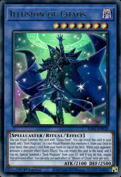 Illusion Of Chaos - Ultra Rare 1st Edition RA02-EN020 - NM - YuGiOh - Image 1