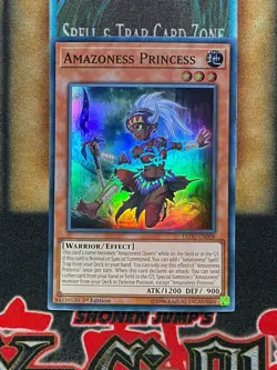 Yugioh Amazoness Princess LEDU-EN008 Super Rare 1st Ed NM - Image 1