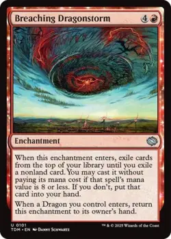 Breaching Dragonstorm - Near Mint MTG Tarkir: Dragonstorm - Image 1